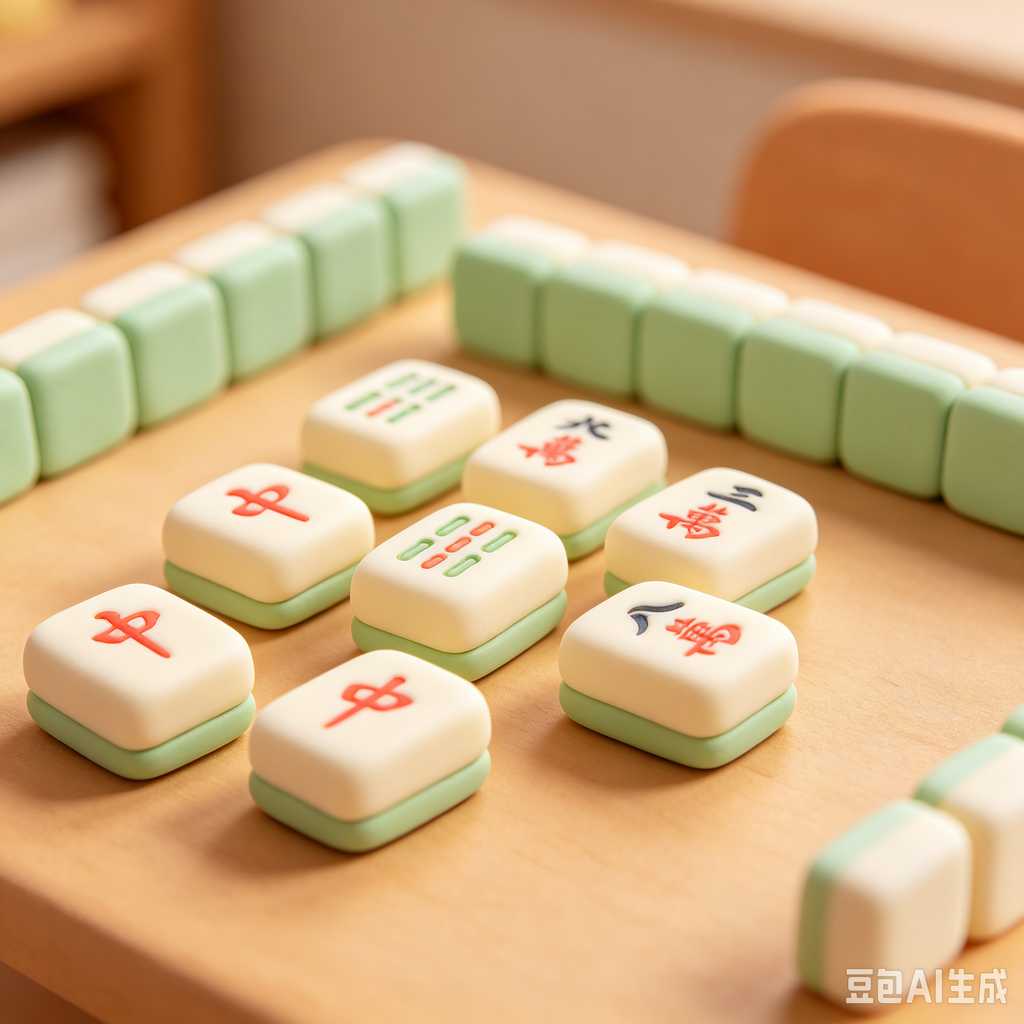 sandalwood mahjong set