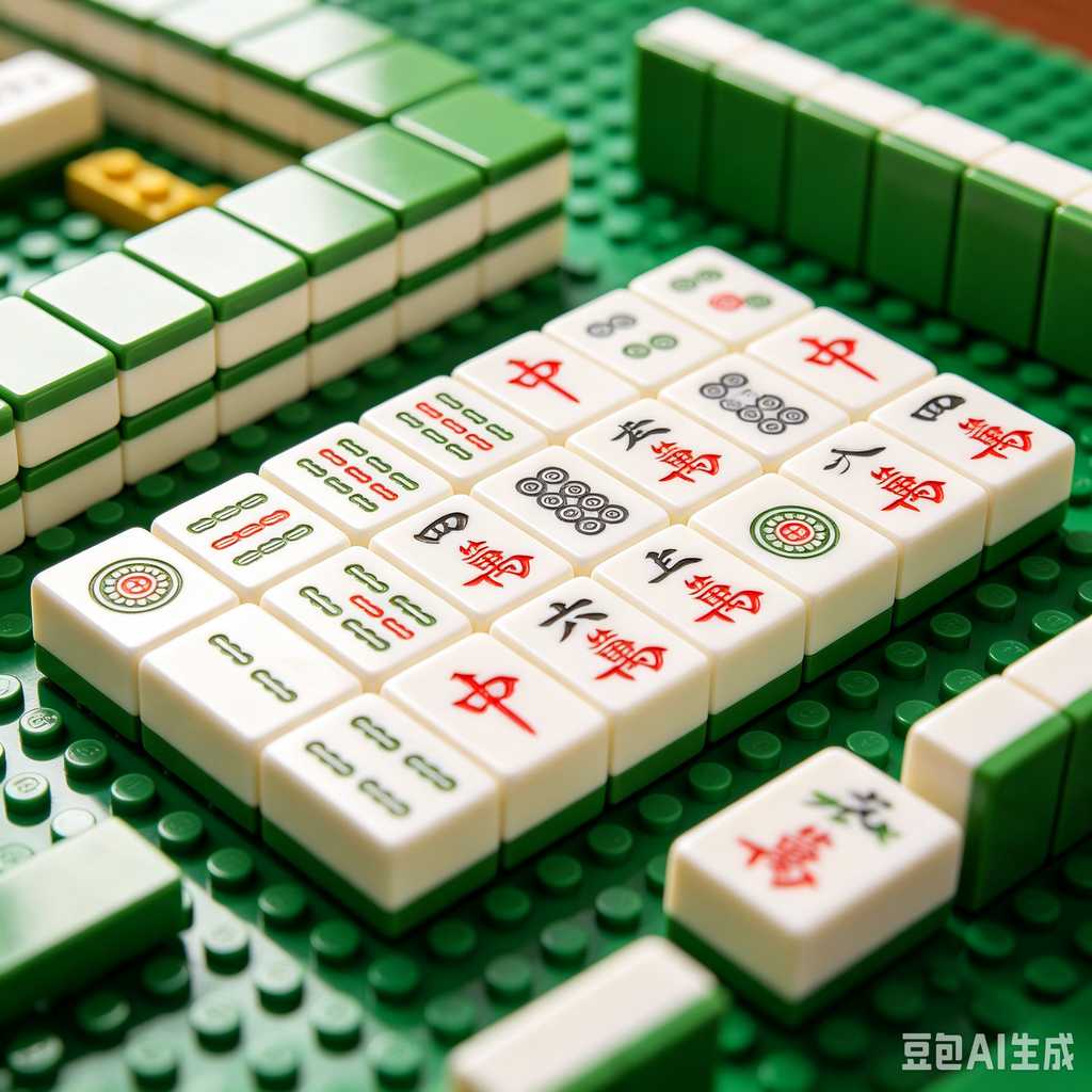 mini travel mahjong set lightweight