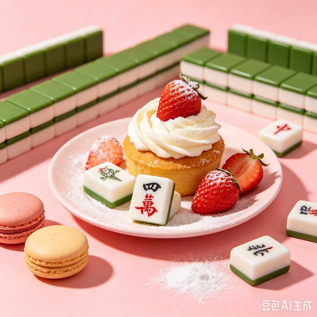 mini mahjong tiles keychain